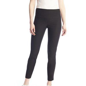 Up! Pants 28" Basic Slim Leg Tummy Control Pants Pull On Black 64457 Size 4 $108